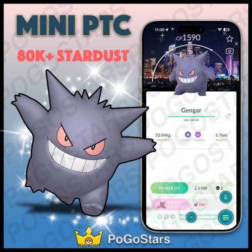 Pokémon ptc shiny gengar - pokémon, go