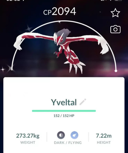 Shiny yveltal p - yveltal, t