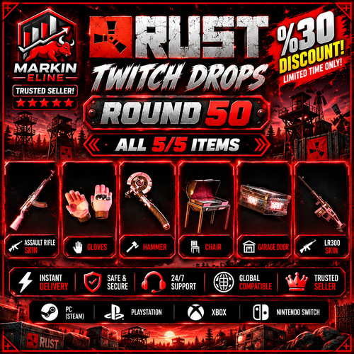 Rust twitch drops round - rust, |