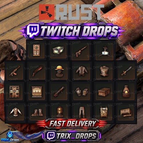 Rust twitch drops - drops, 53-