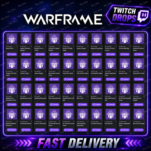 Warframe twitch drops dante - drops,