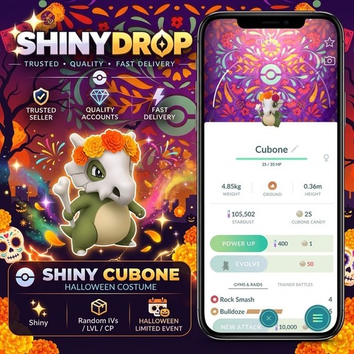 Pokemon ptc shiny cubone - ptc,