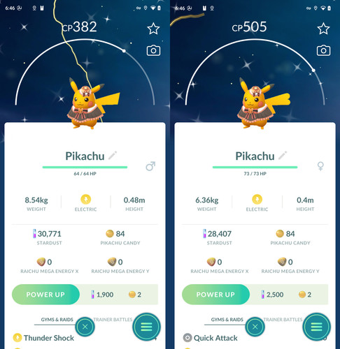Pikachu lucido che - , indossa